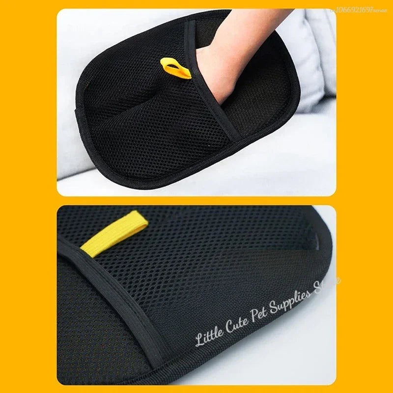 Pet Grooming Glove Electrostatic Hair Removal Gloves Dog Cat Removal Brush Gloves  Adhesive Glove Carpet Clothing Cleaning Brush