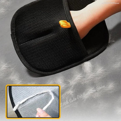 Pet Grooming Glove Electrostatic Hair Removal Gloves Dog Cat Removal Brush Gloves  Adhesive Glove Carpet Clothing Cleaning Brush